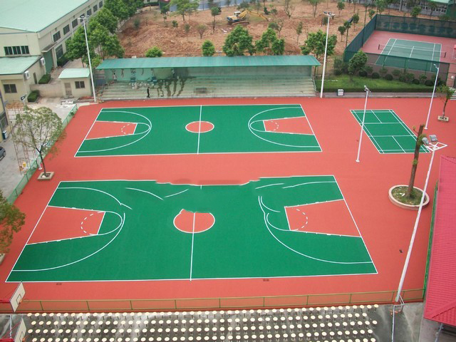 柯城塑胶篮球场